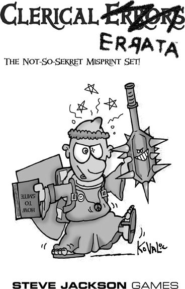 Munchkin 3.5 – Clerical Errata
