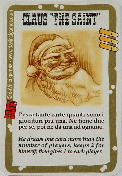 Обложка игры Bang! Claus «The Saint»