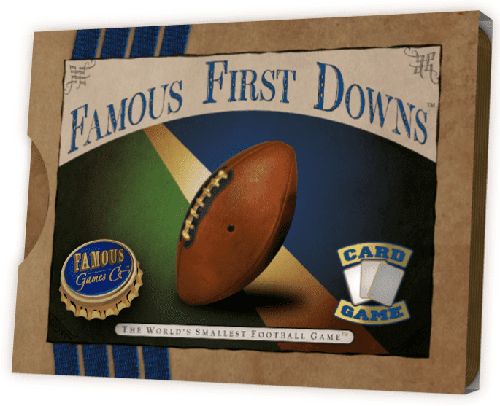 Обложка игры Famous First Downs: The World's Smallest Football Game
