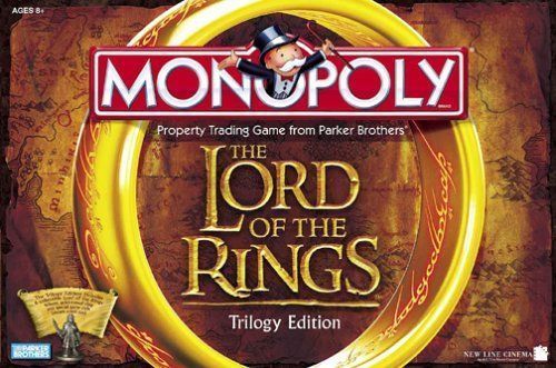 Обложка игры Monopoly: The Lord of the Rings Trilogy Edition