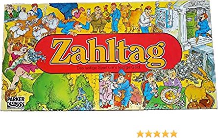 Zahltag - Das lustige Spiel um`s leidige Geld Parker Brettspiel 70er