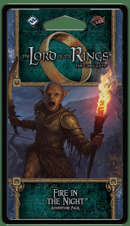 Обложка игры The Lord of the Rings: The Card Game – Fire in the Night