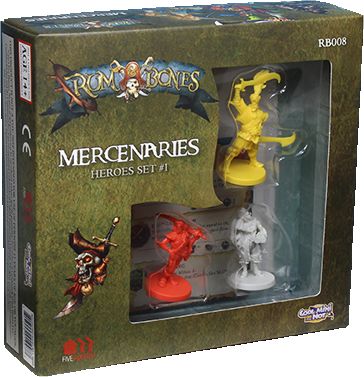 Rum & Bones: Mercenaries Heroes set #1