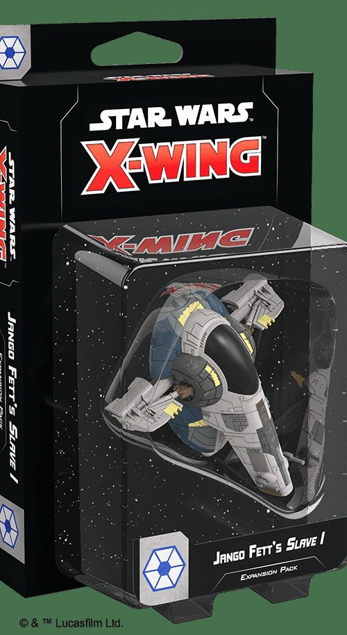 Обложка игры Star Wars: X-Wing Second Edition - Jango Fett's Slave I Expansion Pack