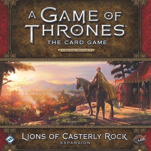 Обложка игры A Game of Thrones: The Card Game Second Edition —  Lions of Casterly Rock