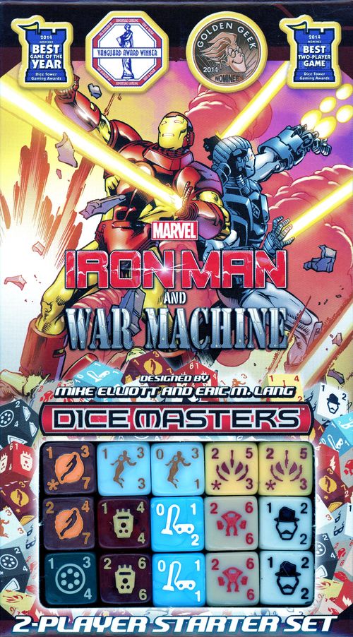 Обложка игры Marvel Dice Masters: Iron Man and War Machine Starter Set