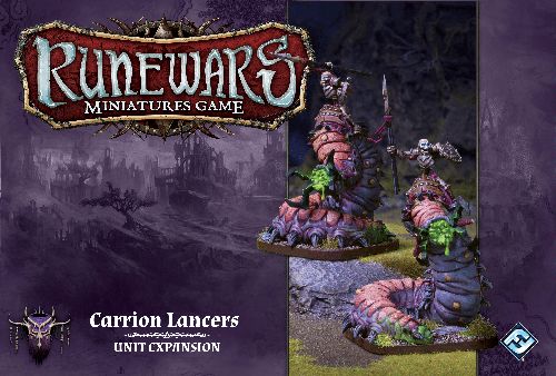 Обложка игры Runewars Miniatures Game: Carrion Lancers Unit Expansion