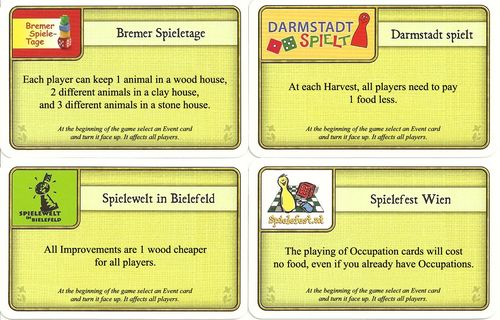 Обложка игры Agricola Ereigniskarten