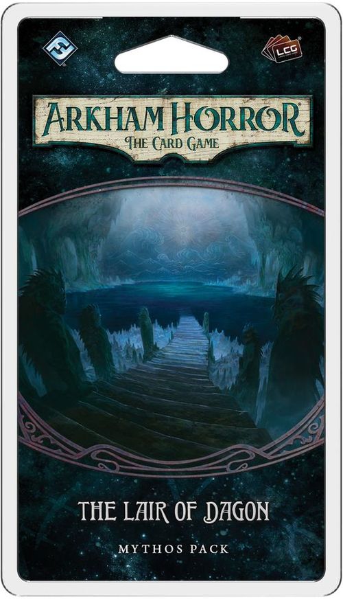 Обложка игры Arkham Horror: The Card Game – The Innsmouth Conspiracy. The Lair of Dagon