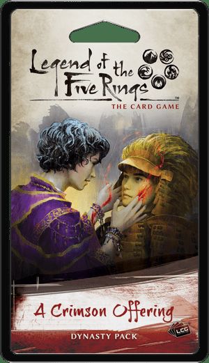 Обложка игры Legend of the Five Rings: The Card Game - A Crimson Offering
