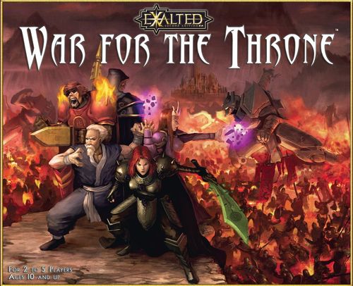 Обложка игры Exalted: War for the Throne