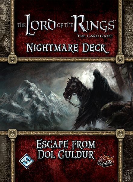 Обложка игры The Lord of the Rings: The Card Game – Nightmare Deck: Escape from Dol Guldur