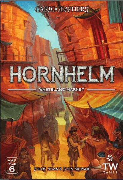 Обложка игры Cartographers Map Pack 6: Hornhelm – Wasteland Market