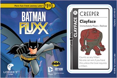 Batman Fluxx: Clayface Promo Postcard