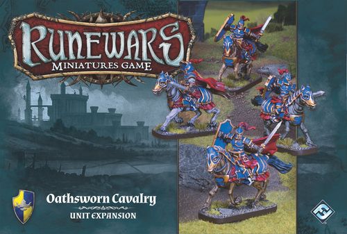 Обложка игры Runewars Miniatures Game: Oathsworn Cavalry - Unit Expansion