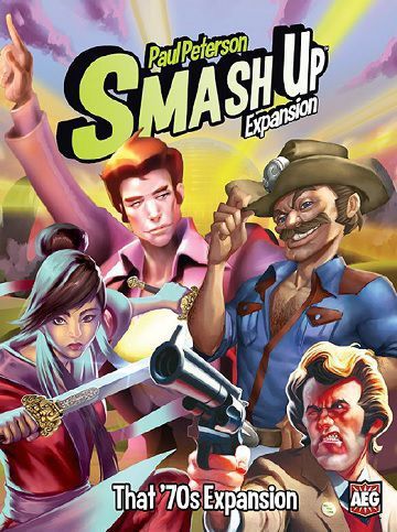 Обложка игры Smash Up. That ’70s Expansion