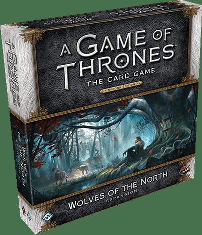 Обложка игры A Game of Thrones: The Card Game Second Edition — Wolves of the North