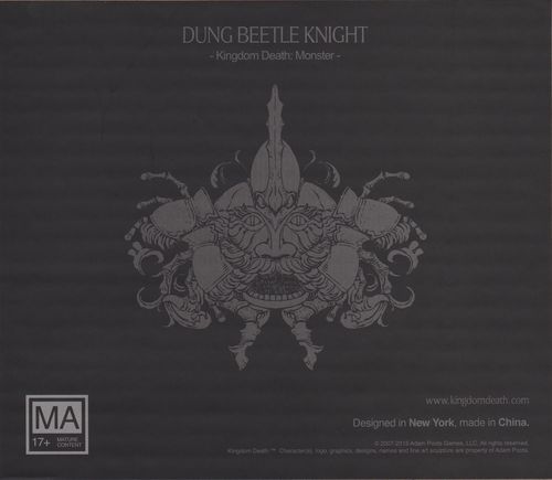 Обложка игры Kingdom Death: Monster – Dung Beetle Knight Expansion