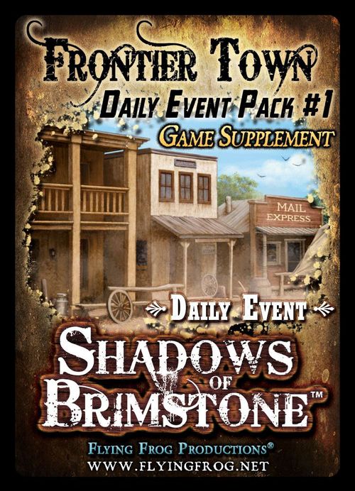 Обложка игры Shadows of Brimstone: Frontier Town Daily Event Pack #1 Supplement