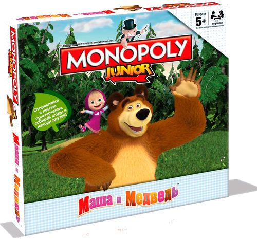 Настольная игра Монополия Маша и Медведь