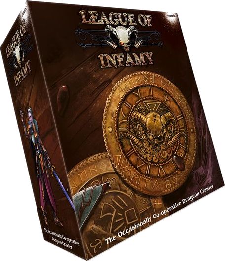 League of Infamy: Kickstarter box