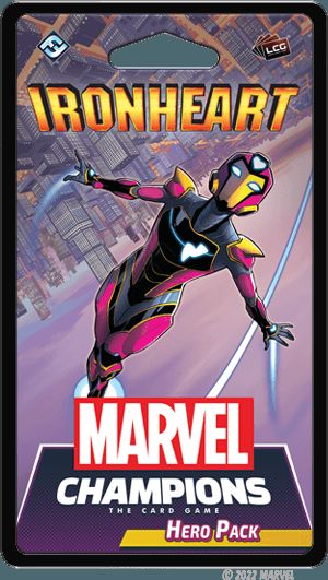 Обложка игры Marvel Champions: The Card Game - Ironheart Hero Pack