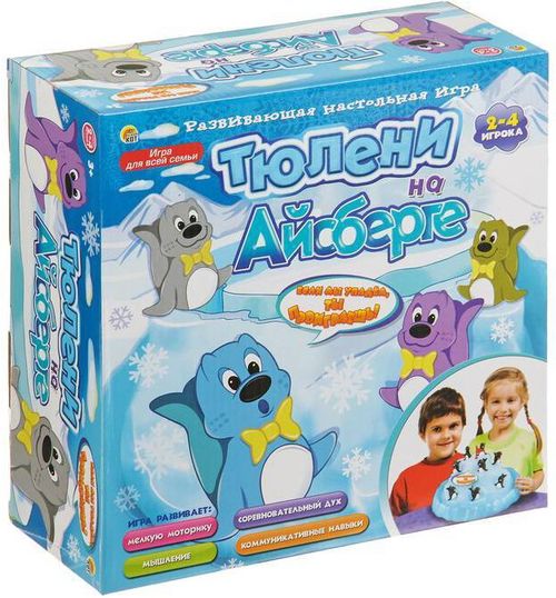 Обложка игры Тюлени на айсберге