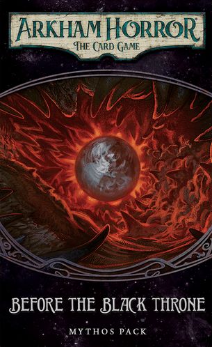 Обложка игры Ужас Аркхэма. Карточная игра: Нарушенный круг. Перед чёрным престолом