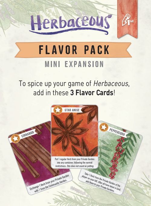 Обложка игры Herbaceous: Flavor Pack Mini Expansion
