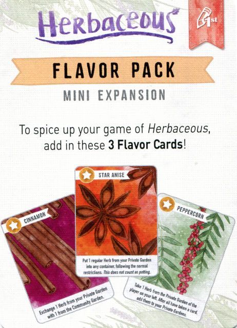 Herbaceous: Flavor Pack Mini Expansion