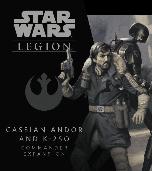 Обложка игры Star Wars: Legion - Cassian Andor and K-2SO Commander Expansion