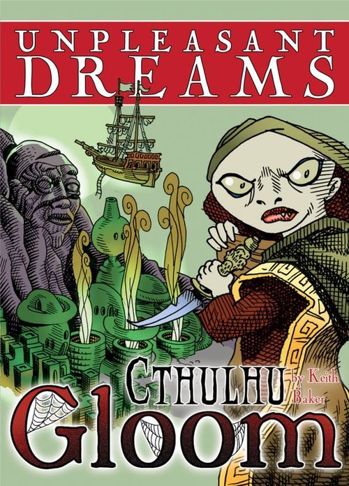 Обложка игры Cthulhu Gloom: Unpleasant Dreams