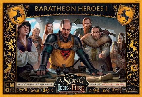Обложка игры A Song of Ice & Fire: Tabletop Miniatures Game –  Baratheon Heroes #1