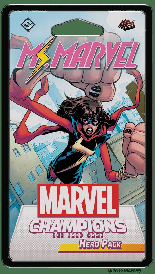 Обложка игры Marvel Champions: The Card Game - Ms. Marvel Hero Pack