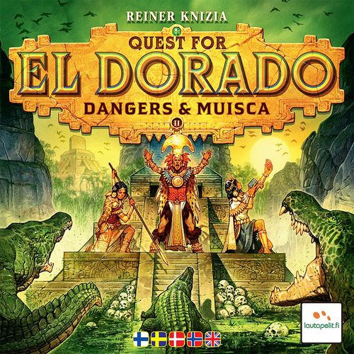 Обложка игры The Quest for El Dorado: Dangers & Muisca