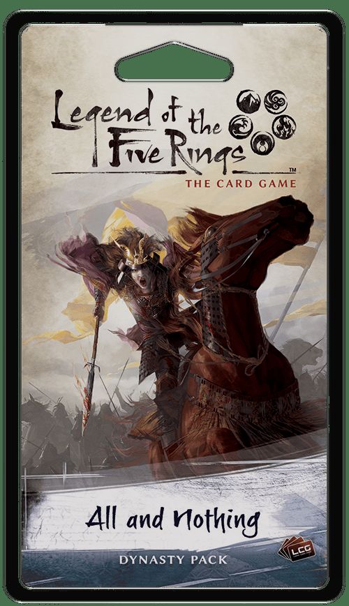 Обложка игры Legend of the Five Rings: The Card Game - All and Nothing