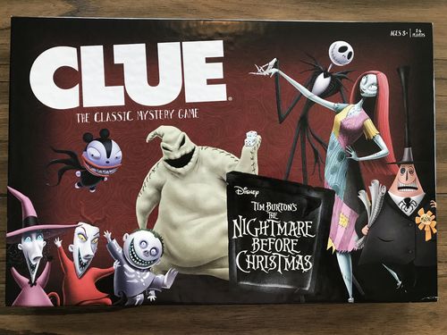 Обложка игры Clue: Tim Burton's The Nightmare Before Christmas