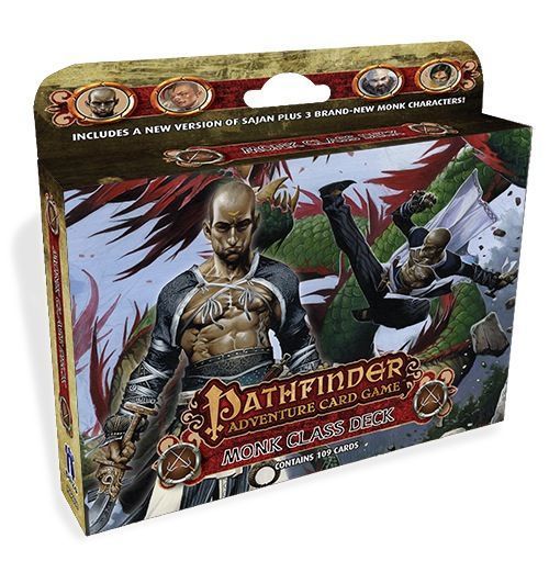 Обложка игры Pathfinder Adventure Card Game: Class Deck – Monk