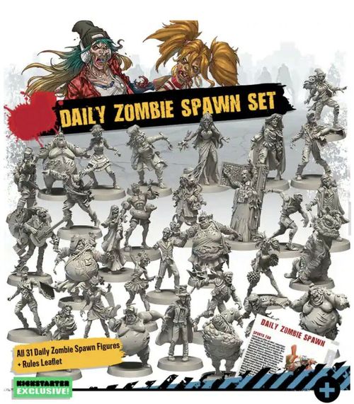 Обложка игры Zombicide (2nd Edition): Daily Zombie Spawn Set
