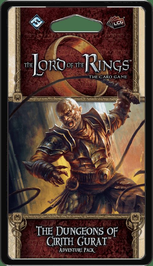 Обложка игры The Lord of the Rings: The Card Game – The Dungeons of Cirith Gurat
