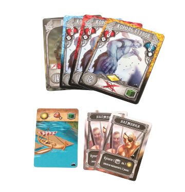 Обложка игры Чемпионы Мидгарда. Промонабор. Тёмные горы и Вальхалла