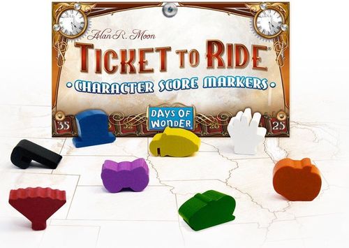 Ticket to Ride: Character Score Markers