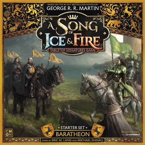 Обложка игры A Song of Ice & Fire: Tabletop Miniatures Game – Baratheon Starter Set