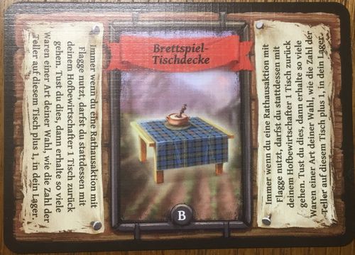 Обложка игры Reykholt: Brettspiel-Tischdecke Promokarte