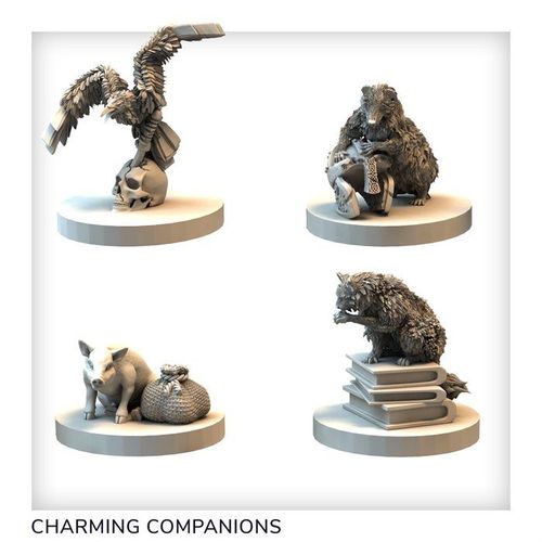 Обложка игры Осквернённый Грааль. Набор животных-спутников