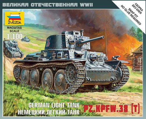 Великая Отечественная. Немецкий легкий танк PZ-38 (T)