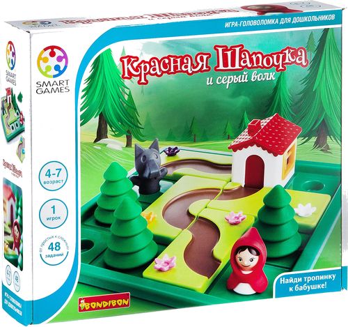 Логическая игра Красная Шапочка и Серый волк
