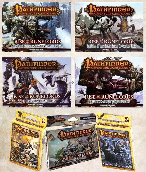 Все дополнения к карточному Pathfinder, выпущенные на русском