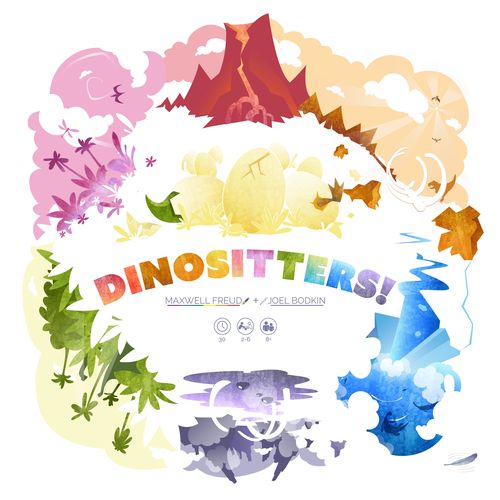 Обложка игры Dinositters!