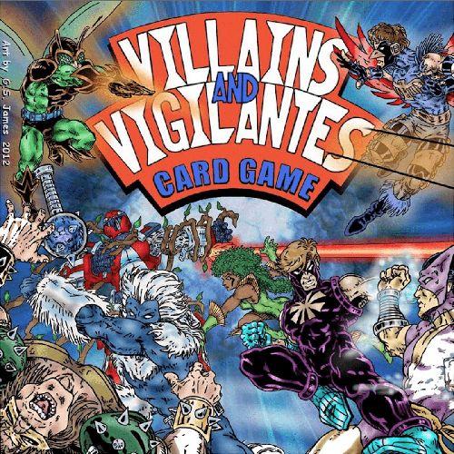 Обложка игры Villains and Vigilantes Card Game